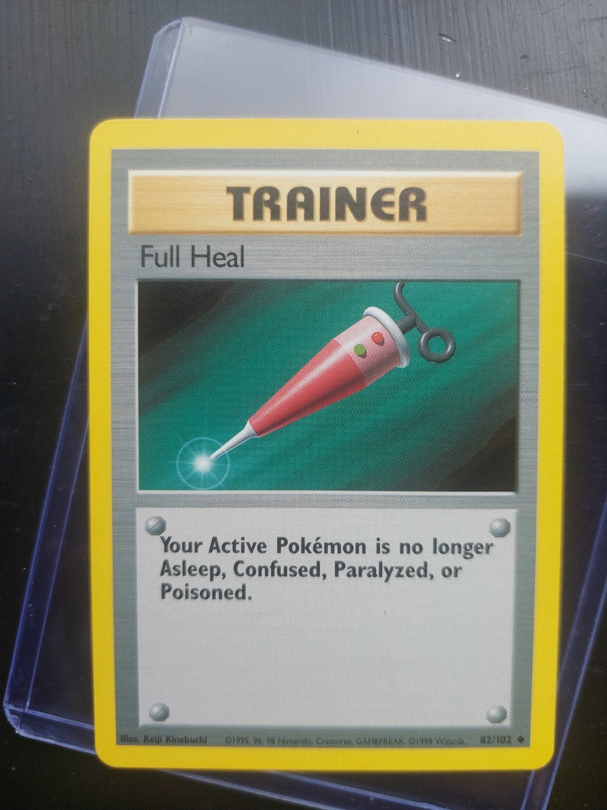 Pokémon TCG Full Heal Trainer Kaart (Base Set 82/102), Ophalen of Verzenden, Gebruikt, Losse kaart