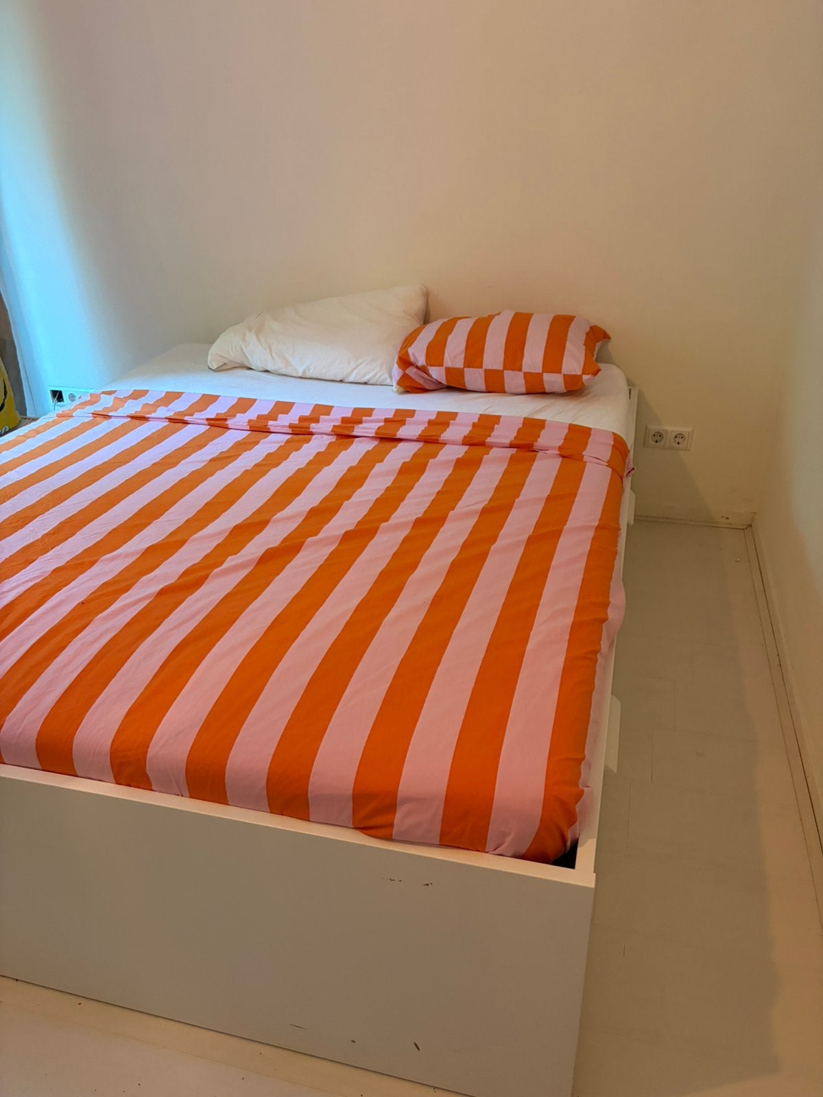 IKEA bed, Ophalen, Eenpersoons, Wit, Zo goed als nieuw