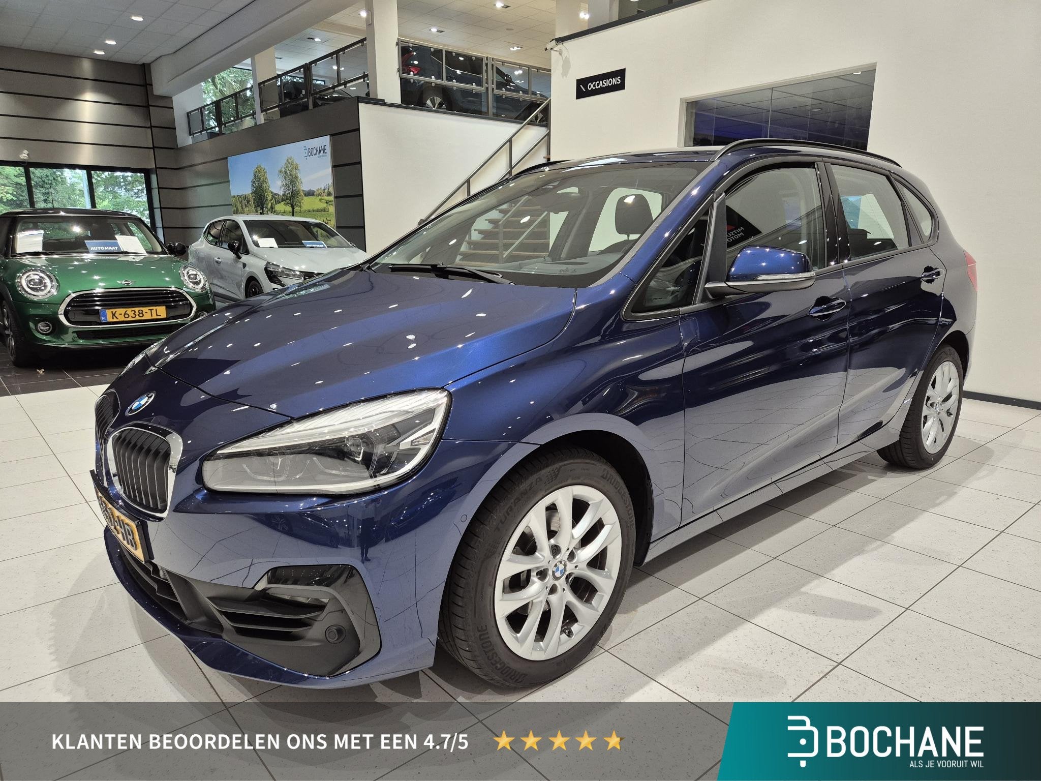 BMW 2-serie Active Tourer 218i High Executive Edition | Lede, Gebruikt, Blauw, Bedrijf, 3 cilinders