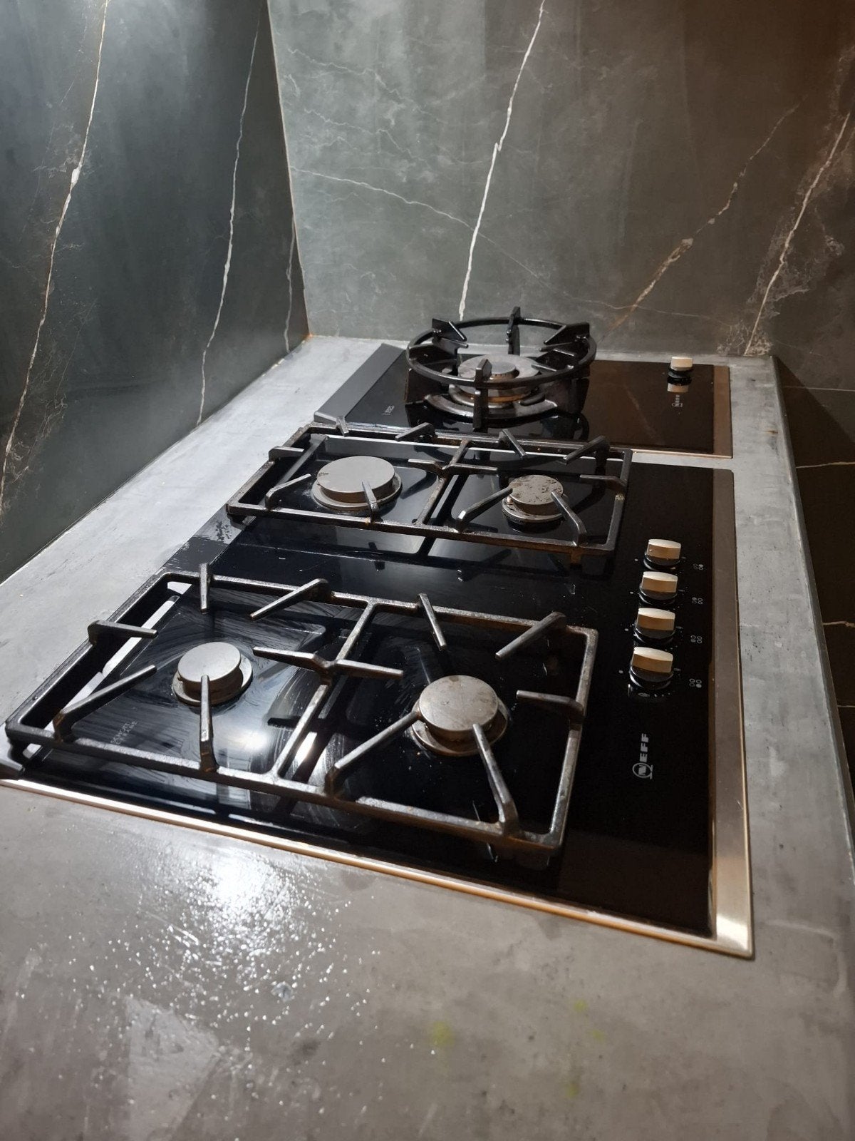 Neff gasfornuis kookplaat - 3 losse elementen, Witgoed en Apparatuur, Ophalen, Inbouw, Gas, 4 kookzones