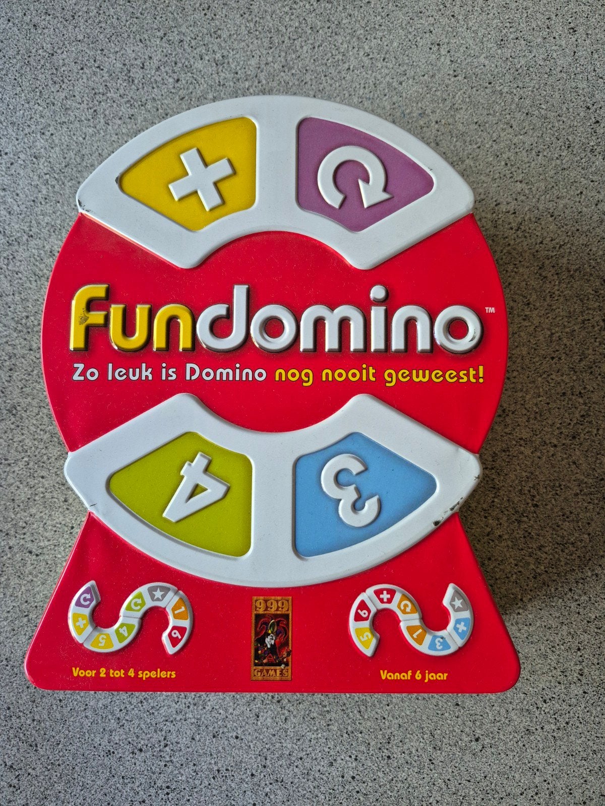 Spel: Fundomino Soort domino-solo 2-4 personen Leeftijd 6+, Hobby en Vrije tijd, Een of twee spelers, Ophalen of Verzenden, Zo goed als nieuw