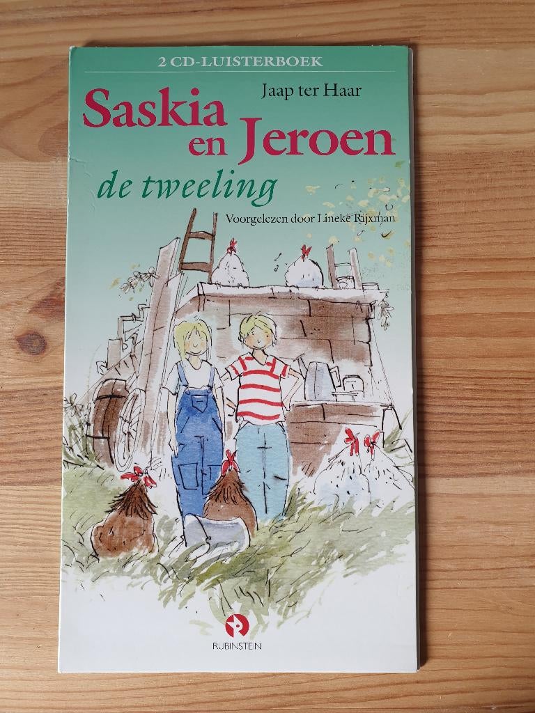 Luisterboek - Jaap ter Haar-Saskia en Jeroen - de Tweeling, Boeken, Luisterboeken, Ophalen of Verzenden, Cd, Kind