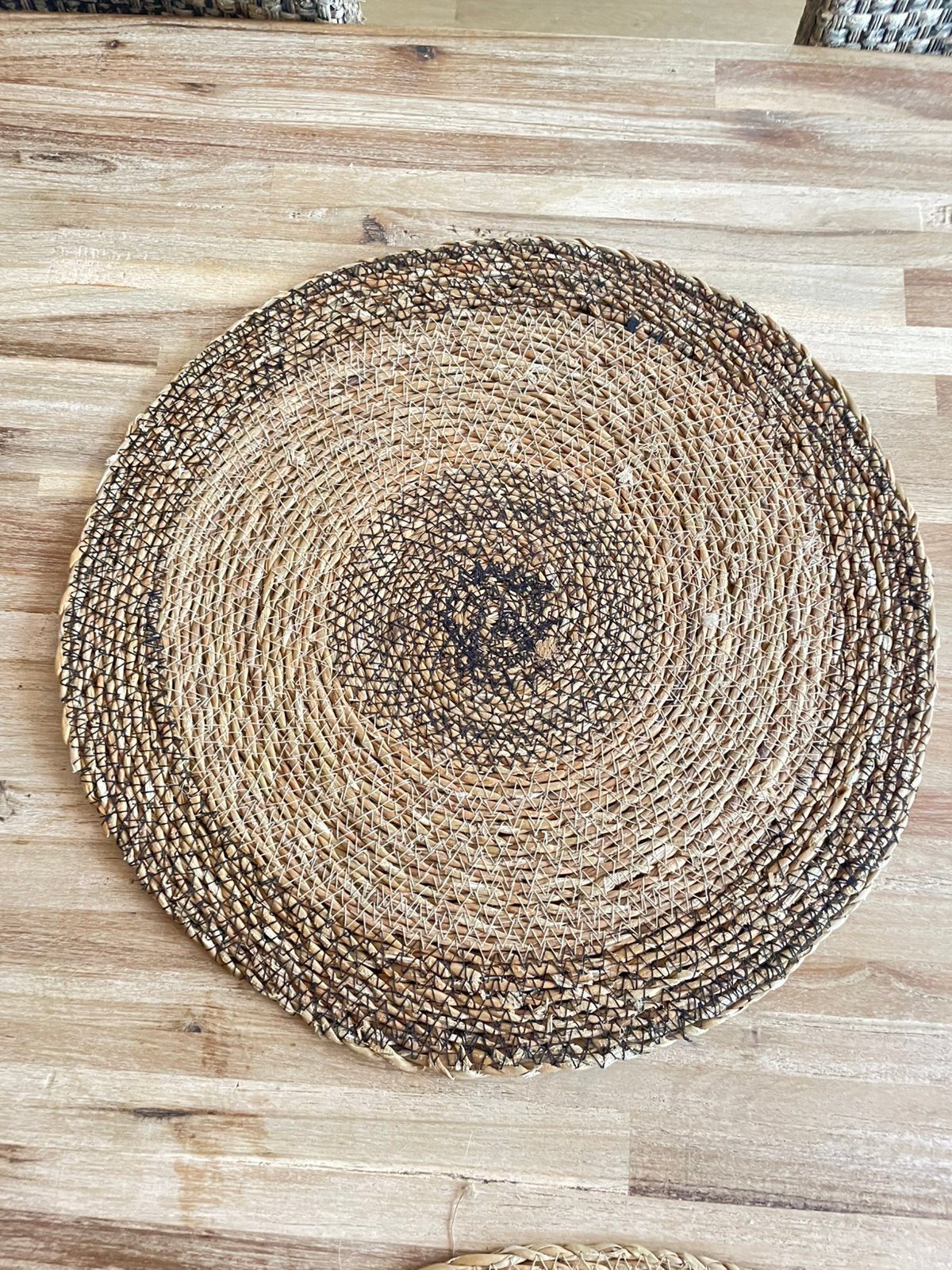 Set van 3 rieten onderzetters/placemats, Nieuw, Ophalen of Verzenden, Landelijk, Natuurlijk materiaal