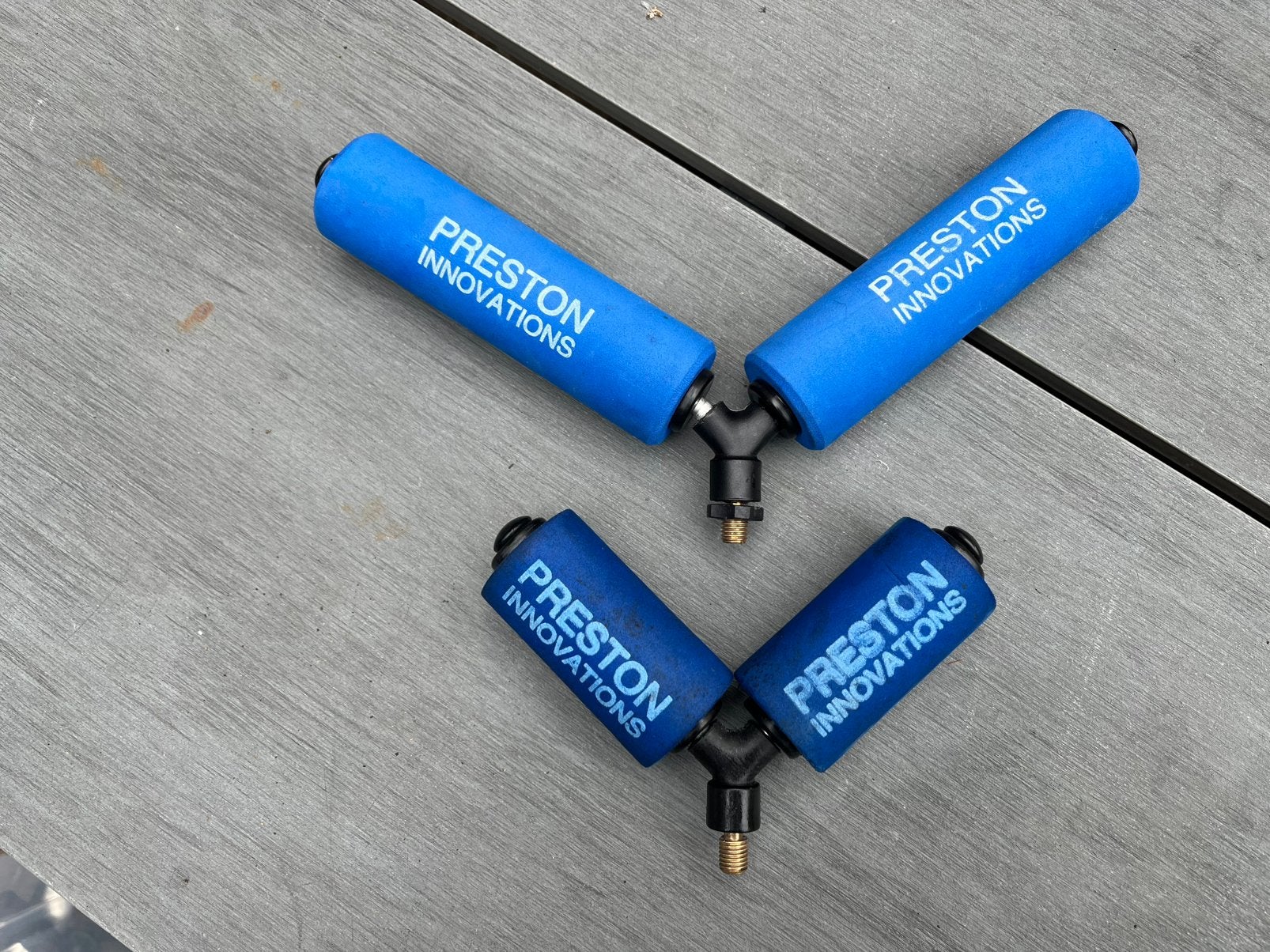Preston 3 x hengel rollers, Watersport en Boten, Ophalen of Verzenden, Zo goed als nieuw, Werphengel