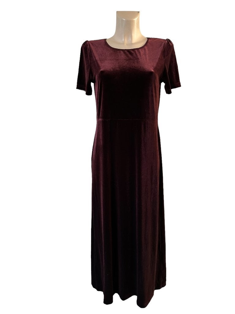 Laura Ashley jurk M, Maat 38/40 (M), Ophalen of Verzenden, Zo goed als nieuw, Rood