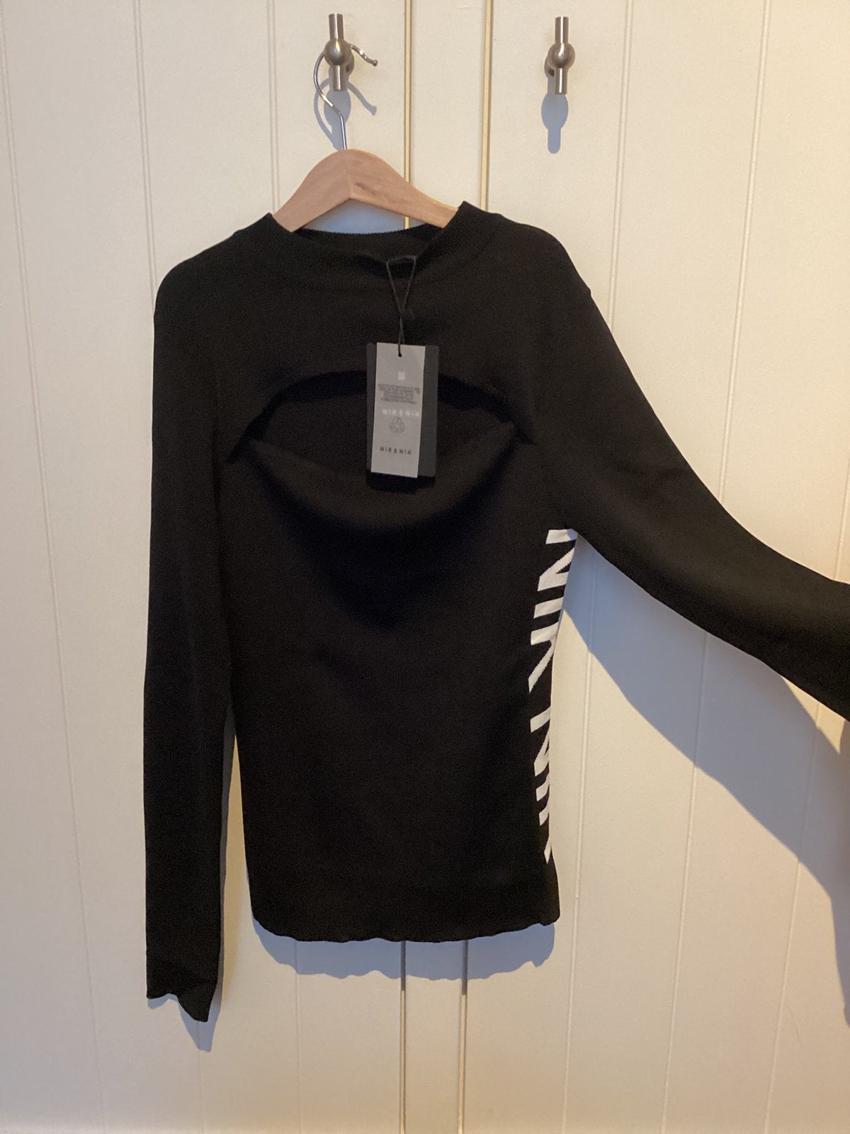 Nik&Nik zwart truitje maat 176 nieuw, Kinderen en Baby's, Kinderkleding | Maat 176, Ophalen of Verzenden, Nieuw, Meisje, Trui of Vest