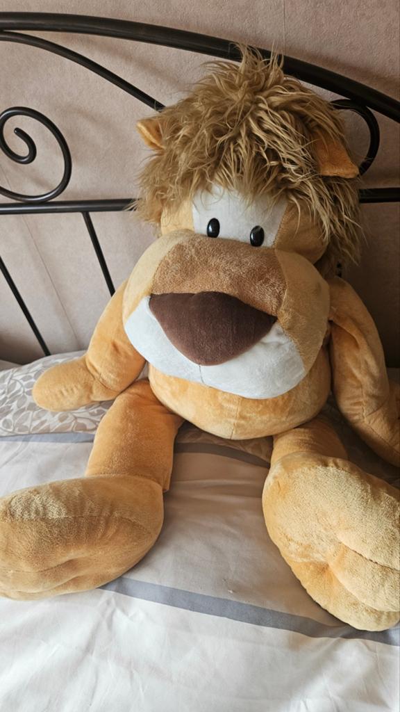 Grote pluchen leeuw, Kinderen en Baby's, Speelgoed | Knuffels en Pluche, Ophalen, Overige typen