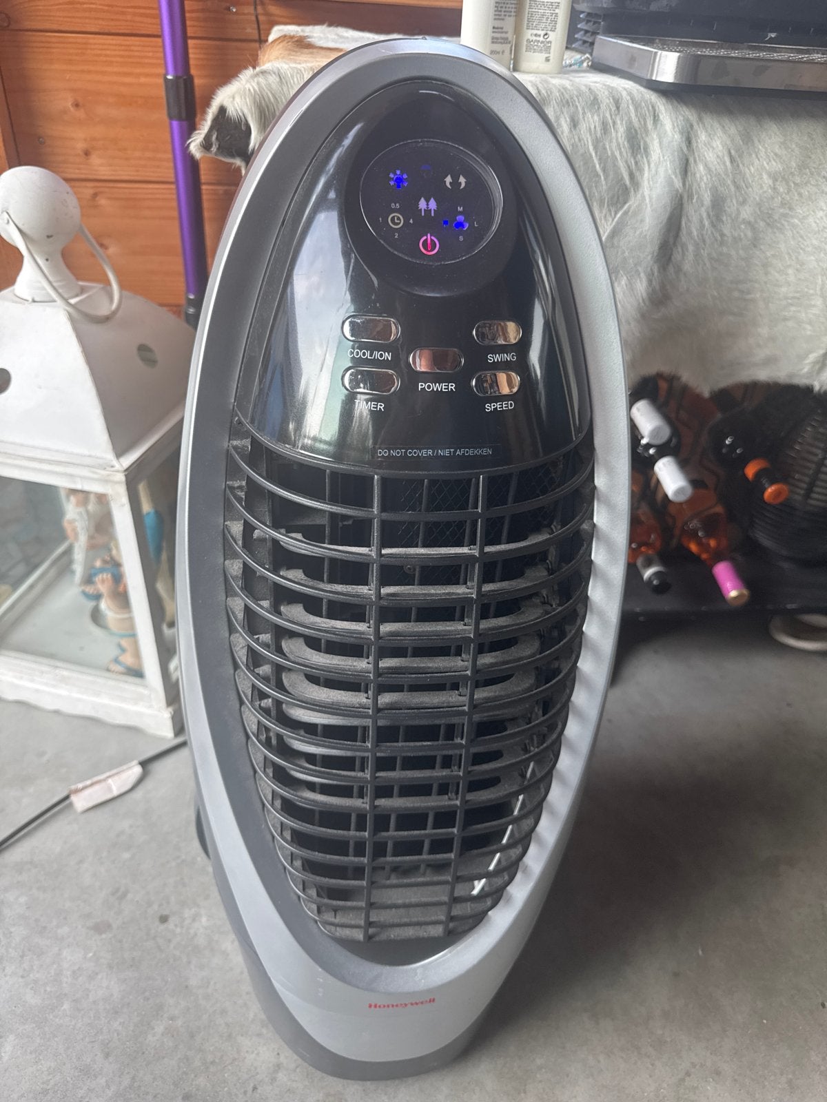 Honeywell CS10XE Mobiele Airco/Luchtkoeler met Afstandsbedie, Gebruikt, Minder dan 60 m³, 3 snelheden of meer, Ophalen of Verzenden
