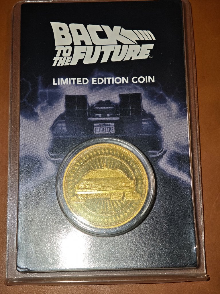 Back to the Future Limited Edition verzamelaars munt., Ophalen of Verzenden, Nieuw, Film, Overige typen