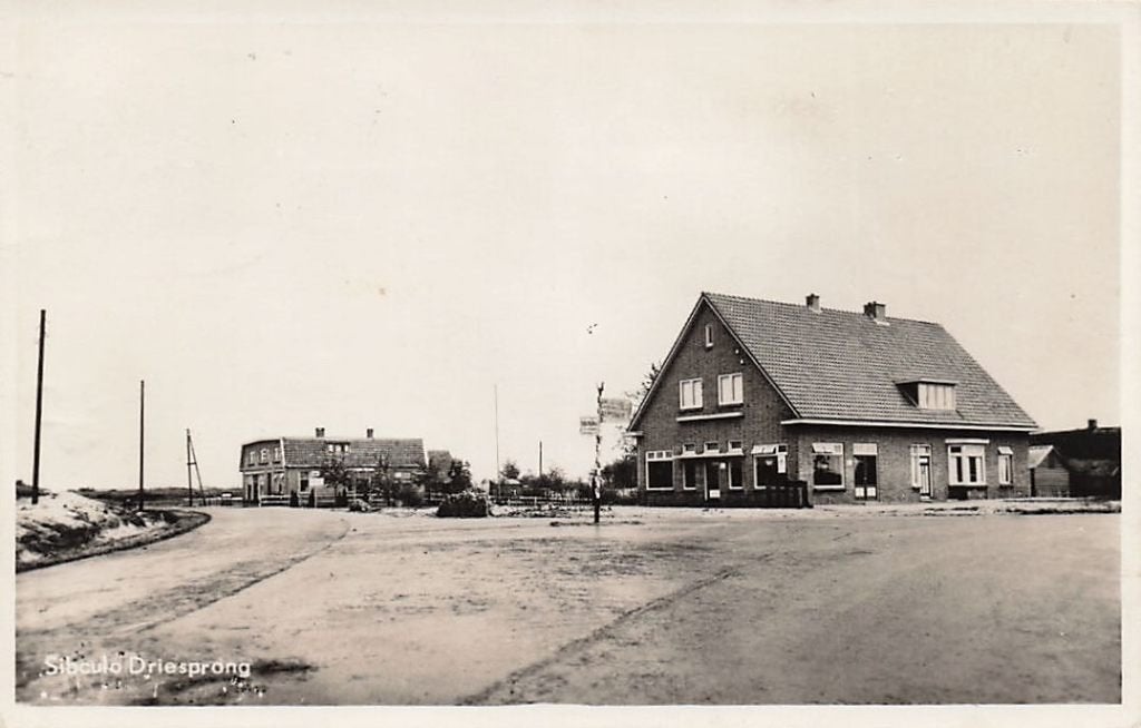 AN160 Sibculo Hardenberg Driesprong jaren 40/50, Verzenden, 1940 tot 1960, Gelopen, Overijssel