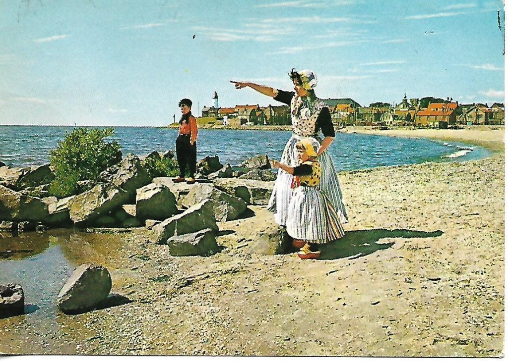 Urk- -Daar komt vader!, Verzenden, 1960 tot 1980, Ongelopen, Flevoland