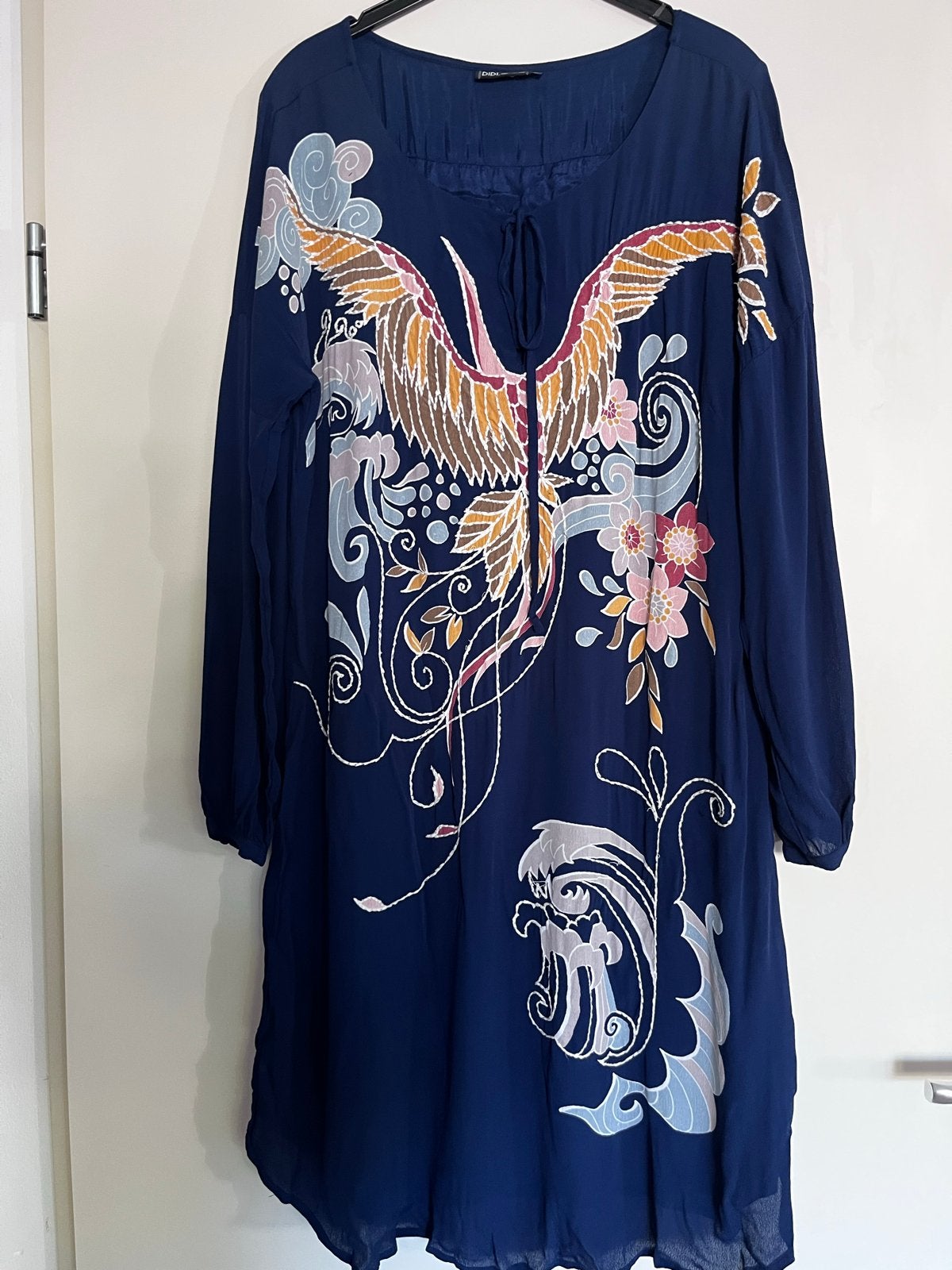 Didi jurk XL met onderjurk z.g.a.n., Kleding | Dames, Blauw, Maat 46/48 (XL) of groter, Ophalen of Verzenden, Zo goed als nieuw