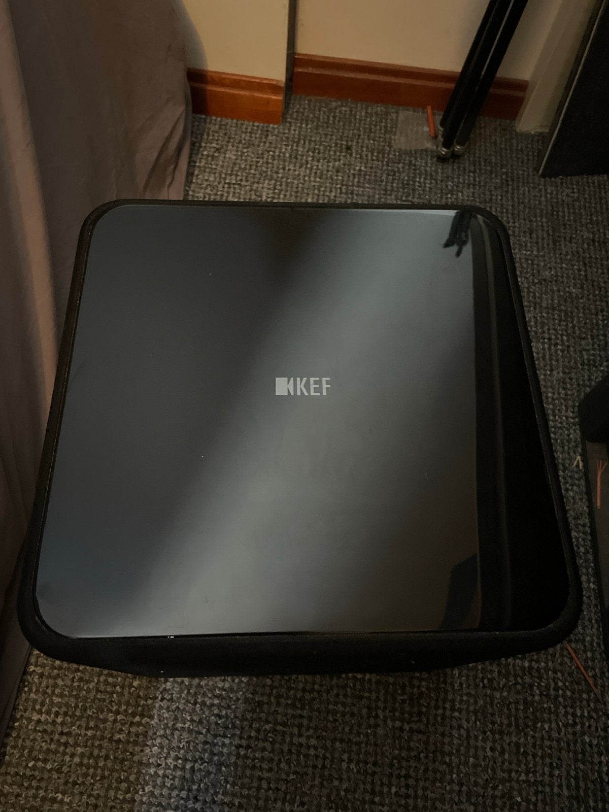 KEF Kube-2 Subwoofer, Inclusief kabels, Subwoofer, Zo goed als nieuw, KEF