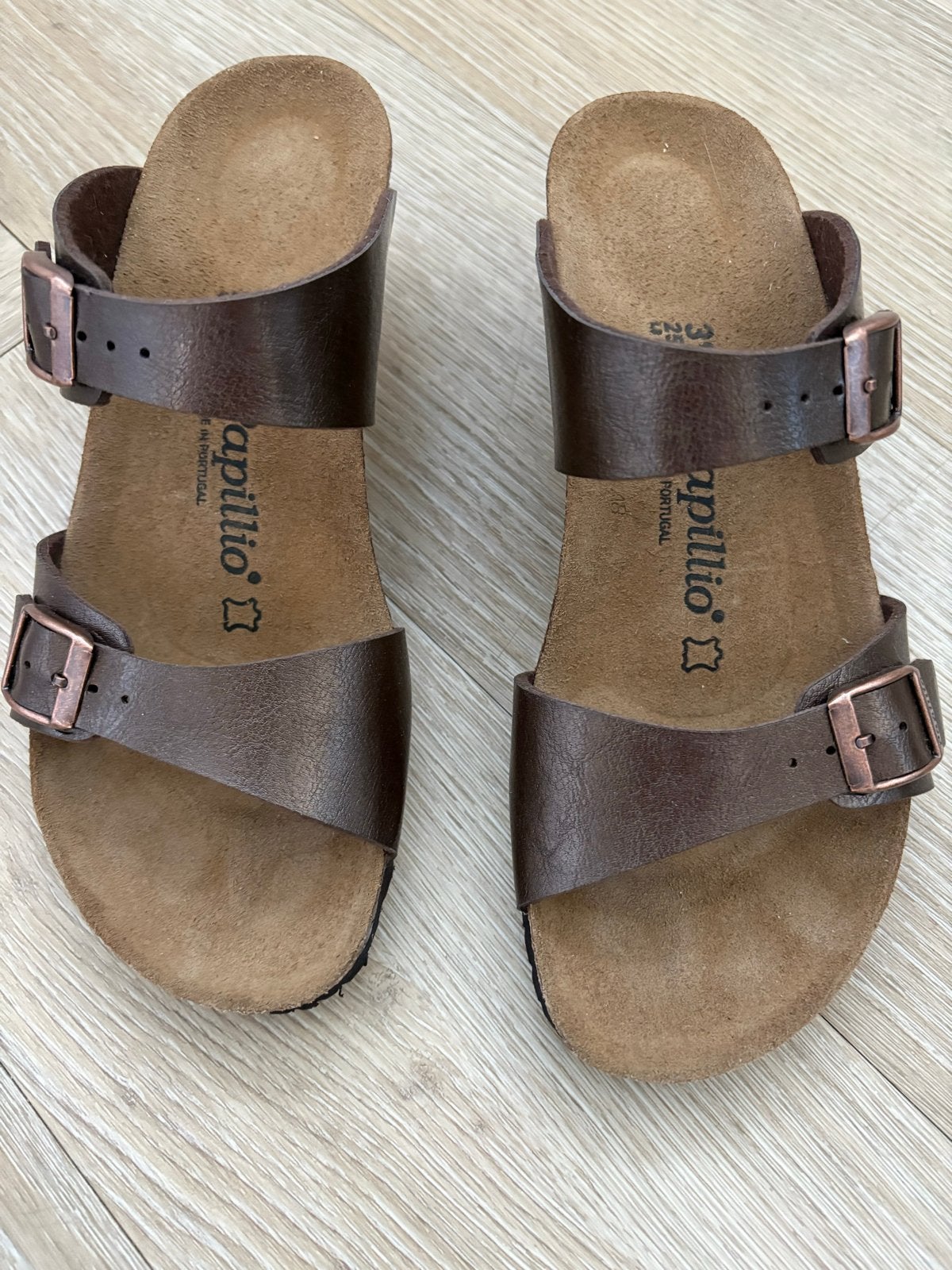 Nieuwe Papillio sandalen - Maat 39, Kleding | Dames, Schoenen, Ophalen of Verzenden, Nieuw, Bruin, Sandalen of Muiltjes