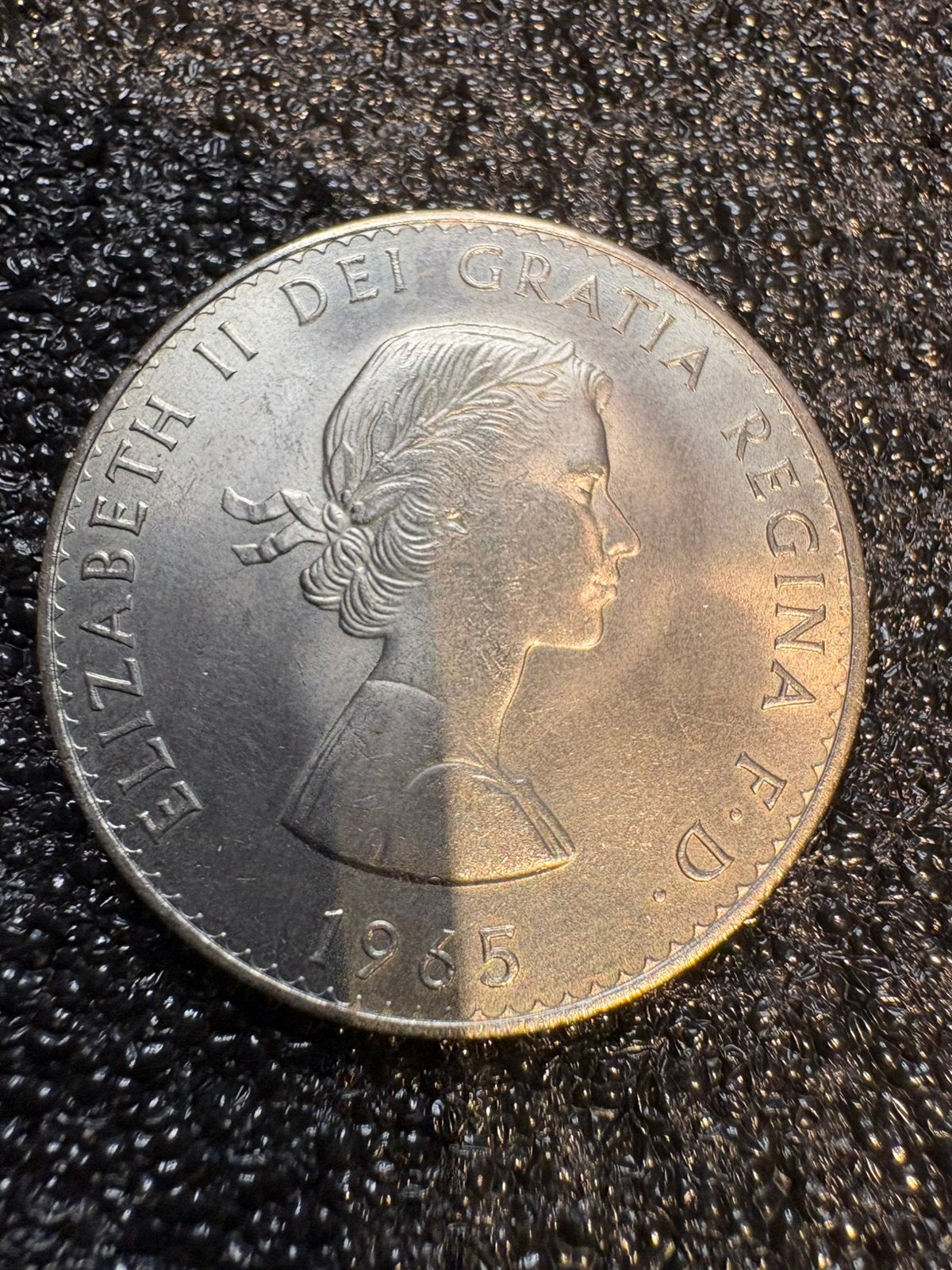 Winston Churchill Commemorative Crown 1965,originele houder, Verzenden, Overige landen