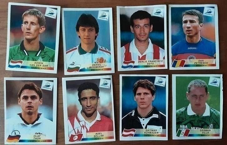 Panini France 98 los te koop 147, 277, 293, 301, 365, 375 ea, Ophalen of Verzenden
