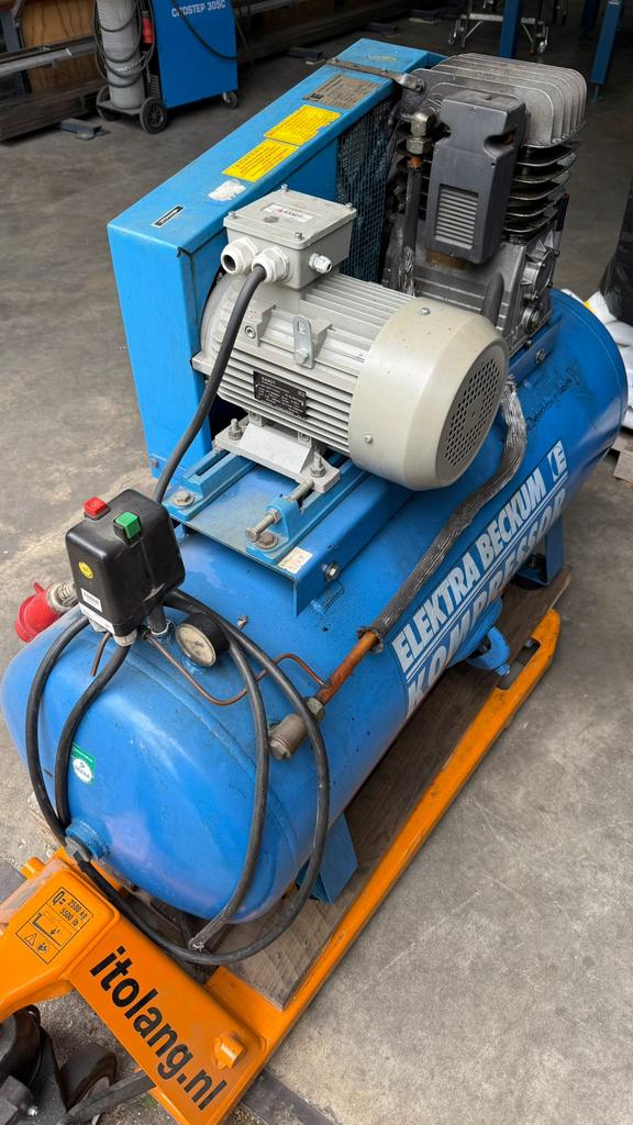 Elektra Beckum compressor, Doe-het-zelf en Verbouw, Ophalen, Gebruikt