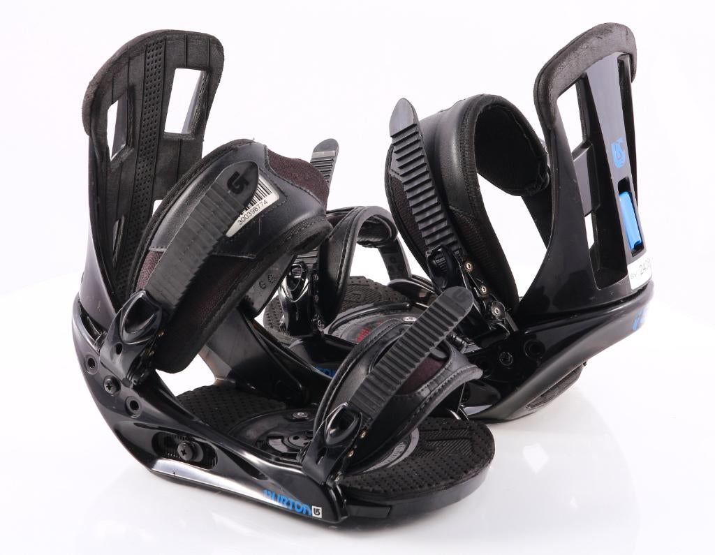 S snowboard bindingen BURTON PROGRESSION, black/blue, Ophalen of Verzenden, Gebruikt, Bindingen