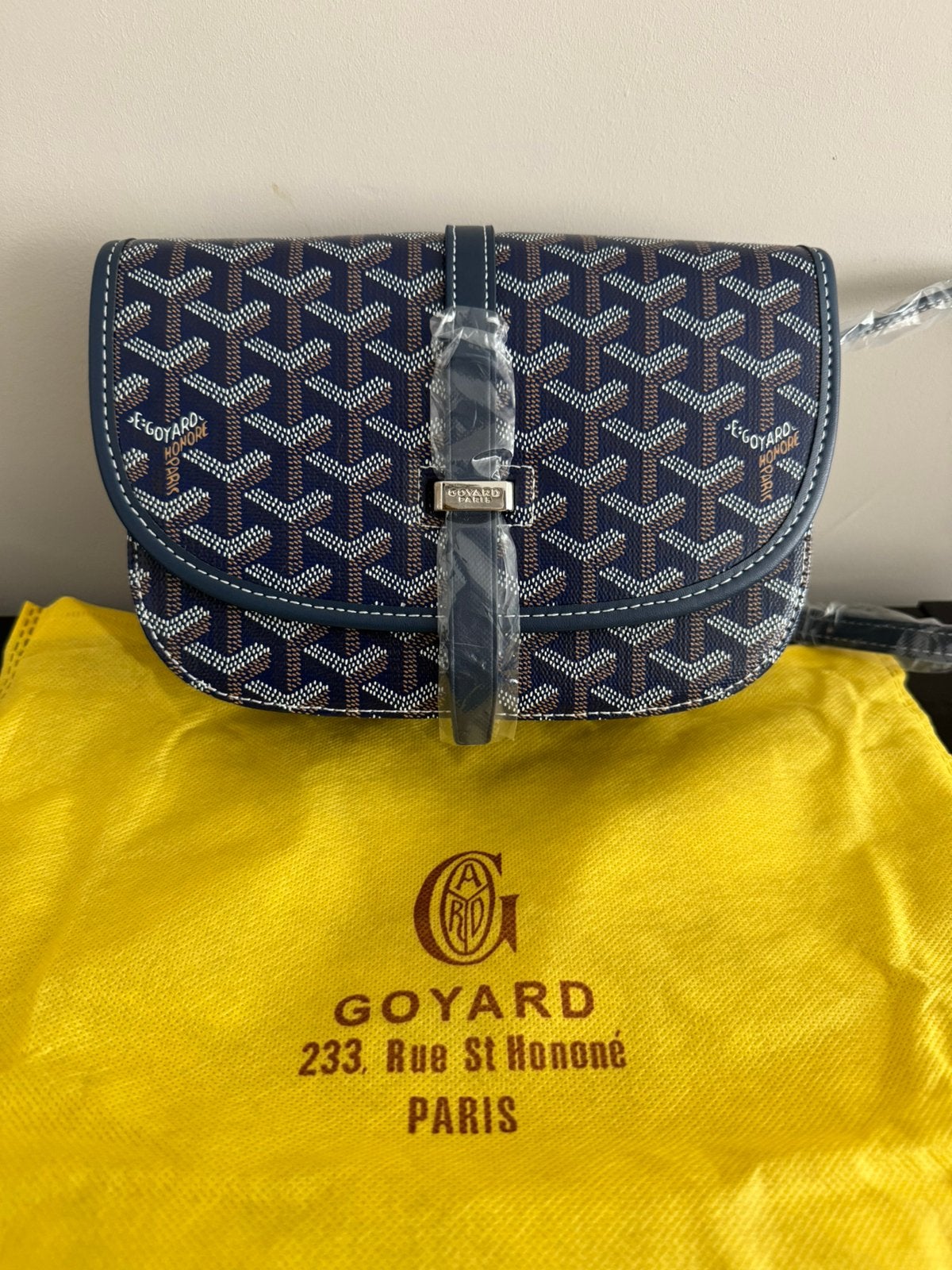 Goyard Belvedere PM, Verzenden, Nieuw, Blauw