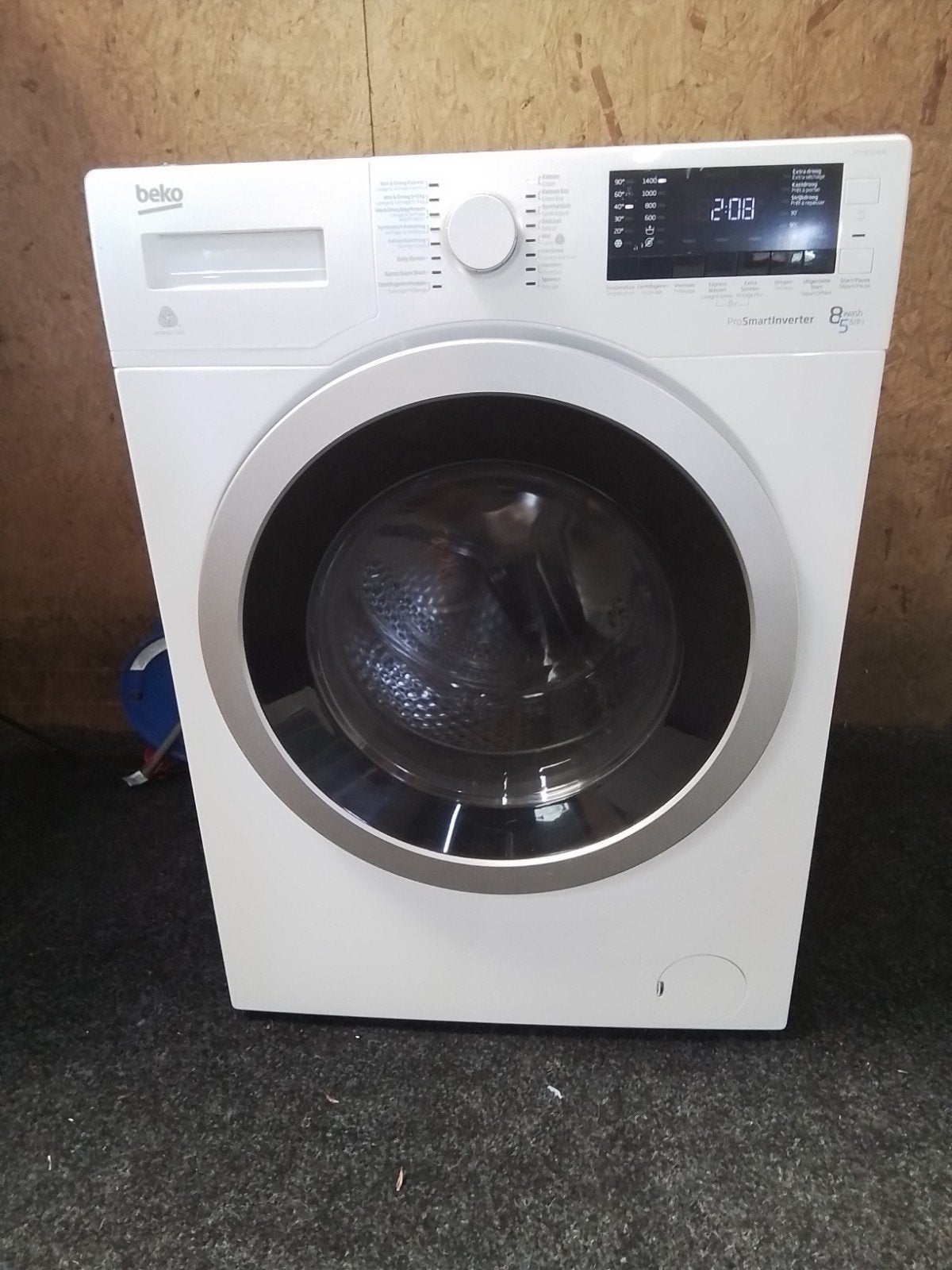 Beko wasdroogcombinatie 8kg wassen 5kg drogen, Witgoed en Apparatuur, 8 tot 10 kg, Ophalen, Zo goed als nieuw, Minder dan 85 cm
