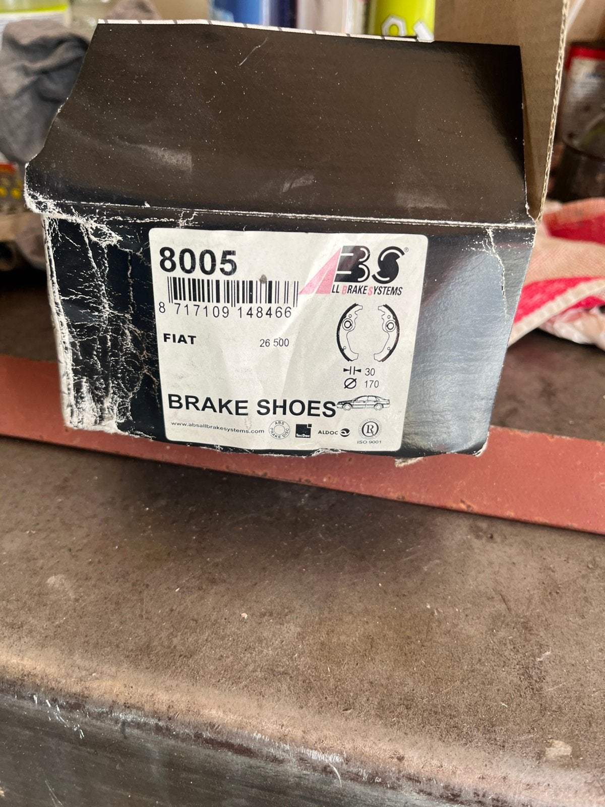 Fiat 500 en fiat 600 remschoenen nieuw, Ophalen of Verzenden, Nieuw, Fiat