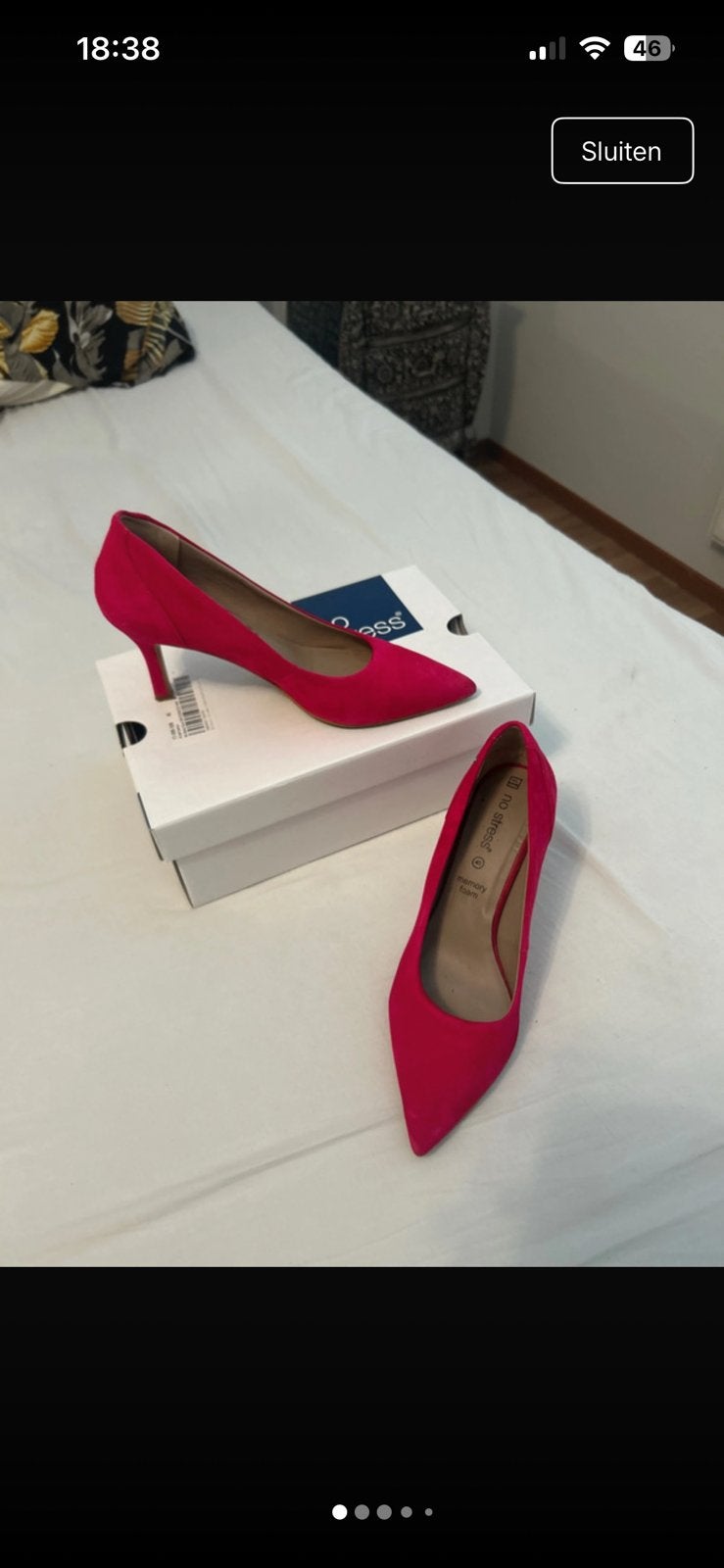 No stress pump roze, Ophalen, Pumps, Zo goed als nieuw, Roze