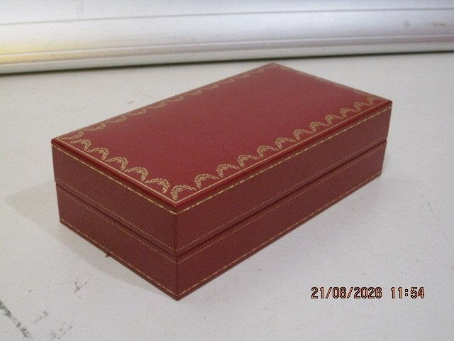 cartier brillenkoker box (396), Ophalen of Verzenden, Zo goed als nieuw, Rood, Overige merken