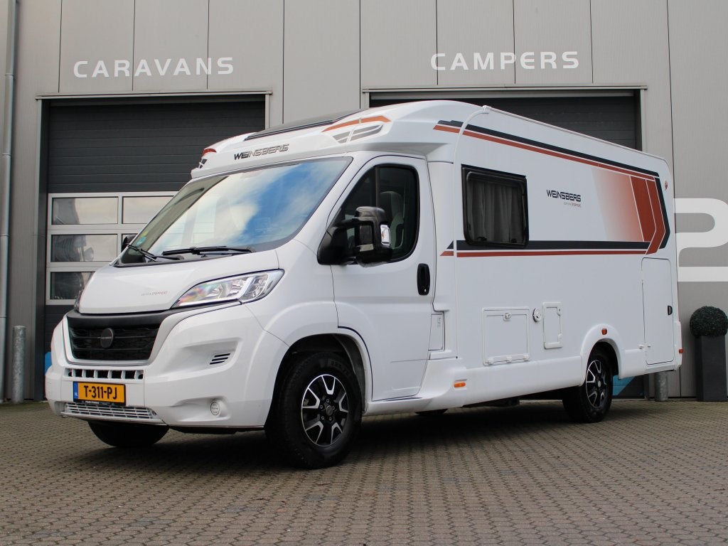 Weinsberg Pepper 600 MEG Dakairco Enkele bedden Fietsenrek, Caravans en Kamperen, Campers, Weinsberg, Ringverwarming, Fiat, Tot en met 2