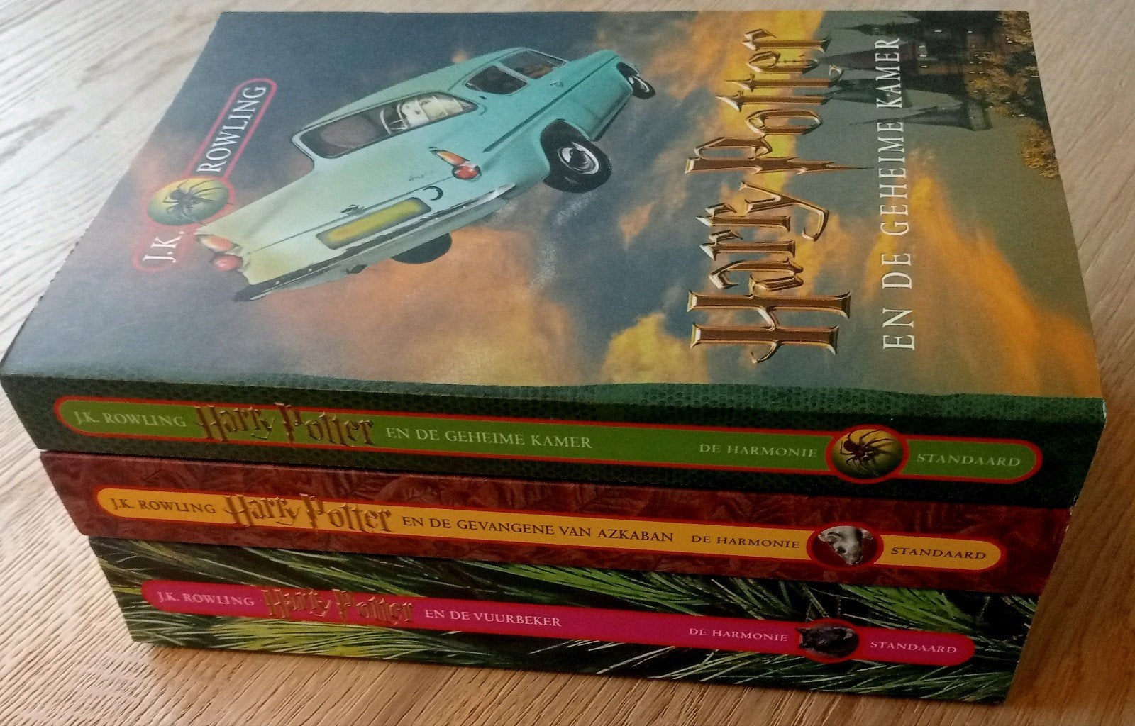 Harry Potter boekenreeks - Deel 2, 3 en 4, Boeken, Ophalen of Verzenden, Gelezen, J.K. Rowling, Fictie