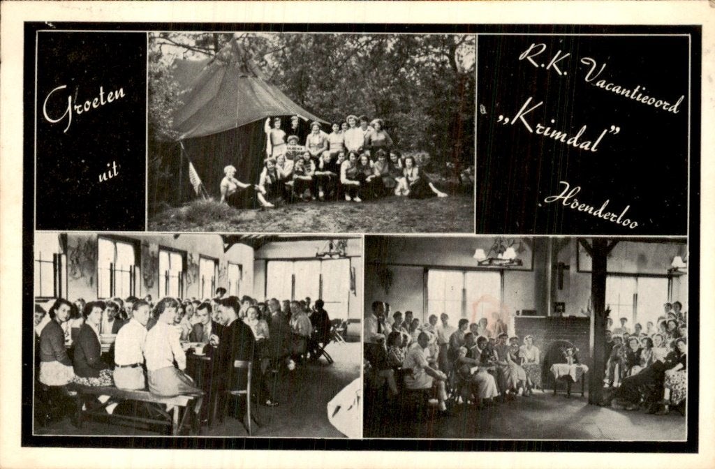 Hoenderloo - R.K. Vacantieoord - Krimdal, Ophalen of Verzenden, 1920 tot 1940, Gelopen, Gelderland