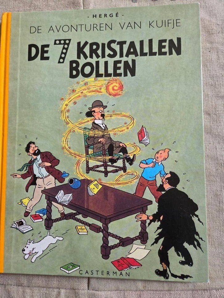 Kuifje De 7 kristallen bollen, Eén stripboek, Ophalen of Verzenden, Zo goed als nieuw, Hergé