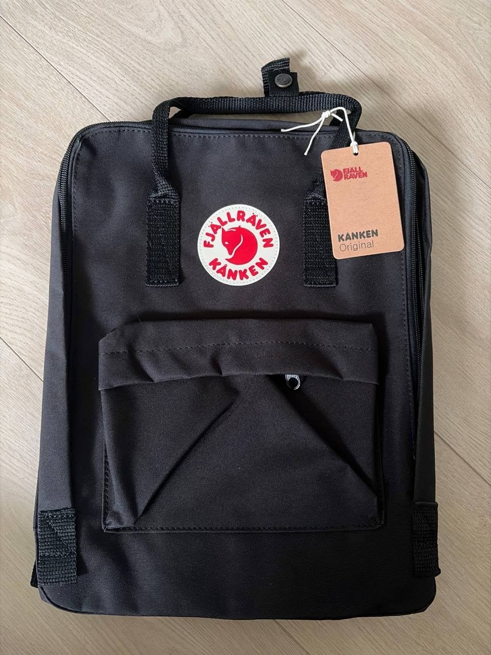 Fjällräven Kånken Original Rugzak Zwart - Nieuw met label, Overige merken, Verzenden, 25 tot 40 cm, Nieuw