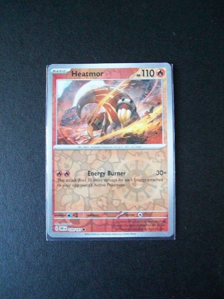 3148. Nieuwe Pokemon Kaart holofoil HEATMOR HP 110 (039/197), Verzenden, Nieuw, Losse kaart, Foil