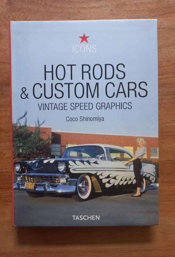 Hot Rod & Custom Cars. Vintage Speed Graphics.-Shinomiya,C, Boeken, Shinomiya,C, Ophalen of Verzenden, Zo goed als nieuw, Overige merken