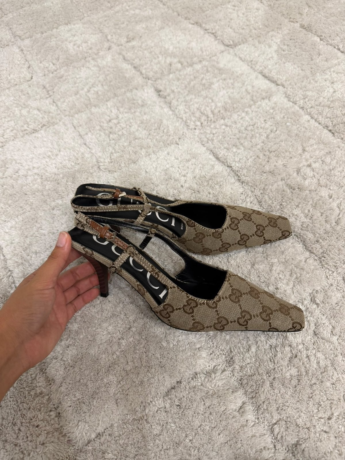 Gucci hakken heels maat 38,39 nieuw, Ophalen of Verzenden, Zo goed als nieuw, Zwart