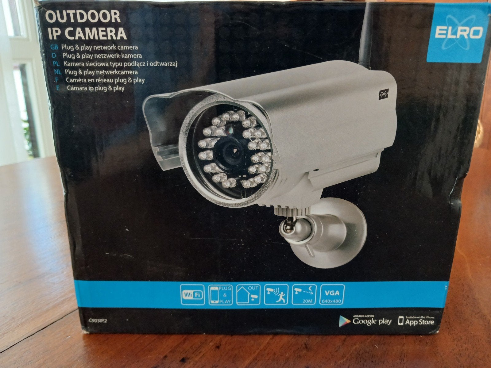 Elro C903IP2 Outdoor IP Camera - Zo goed als nieuw, Ophalen, Zo goed als nieuw, Buitencamera