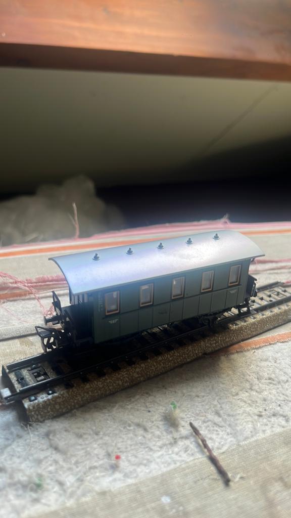Te koop personenrijtuigje van marklin 4107, Wisselstroom, Wagon, Ophalen of Verzenden, Zo goed als nieuw