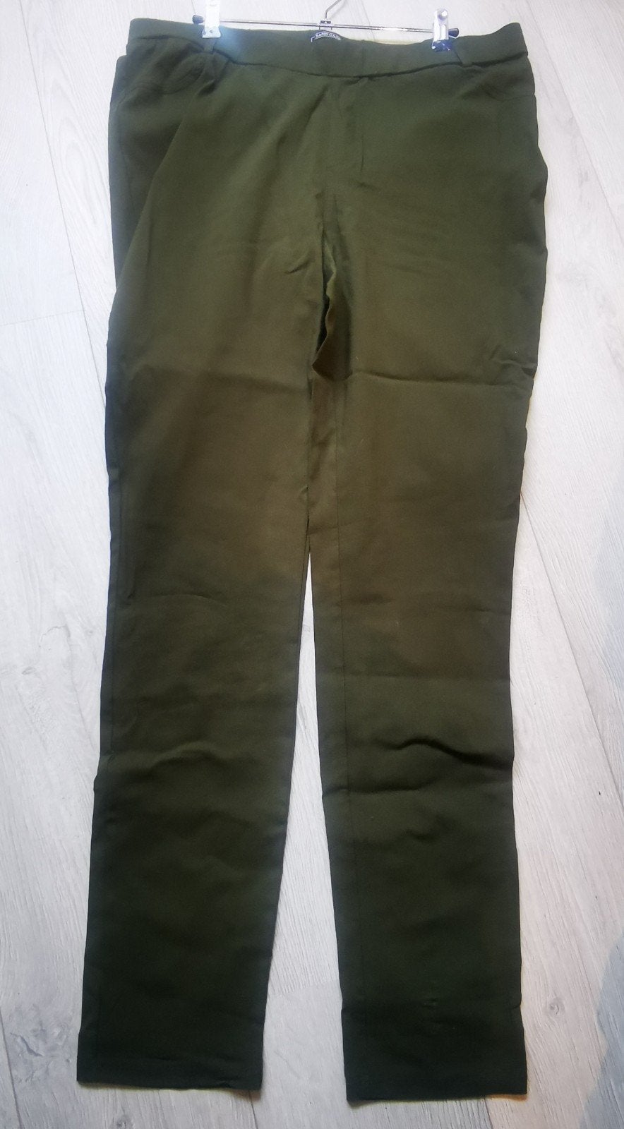 donkergroene broek Sandgaard, Maat 46/48 (XL) of groter, Ophalen of Verzenden, Lang, Gedragen