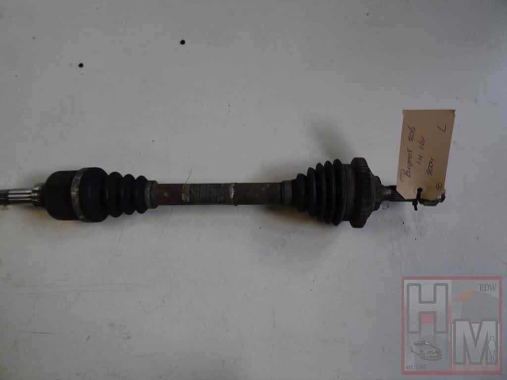 Peugeot 206 aandrijfas 1.4 16V 1998 - 2009 Links, Auto-onderdelen, Gebruikt, -, -, Ophalen of Verzenden