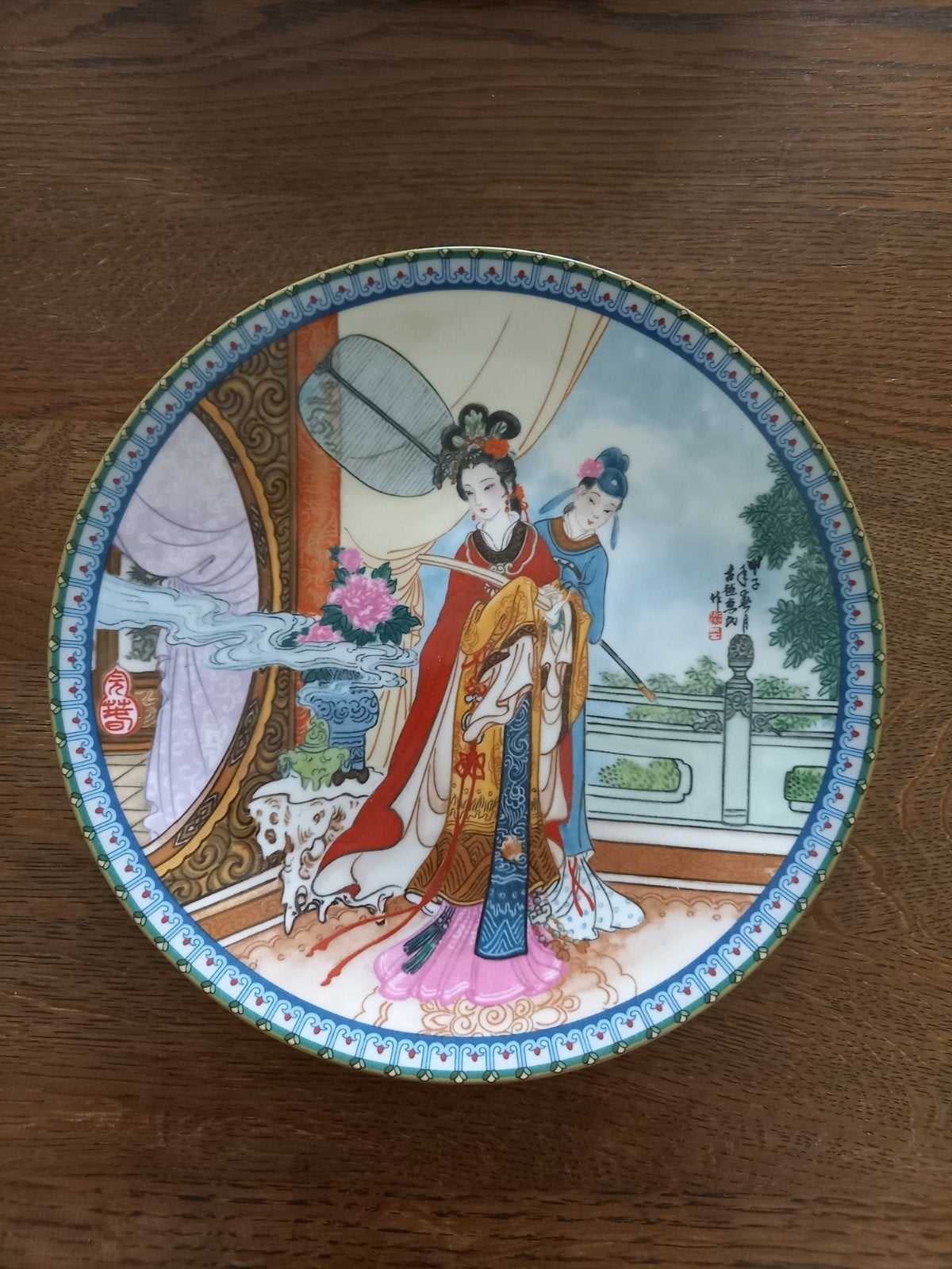Imperial Jingdezhen porselein Beauties of the Red Mansion., Ophalen