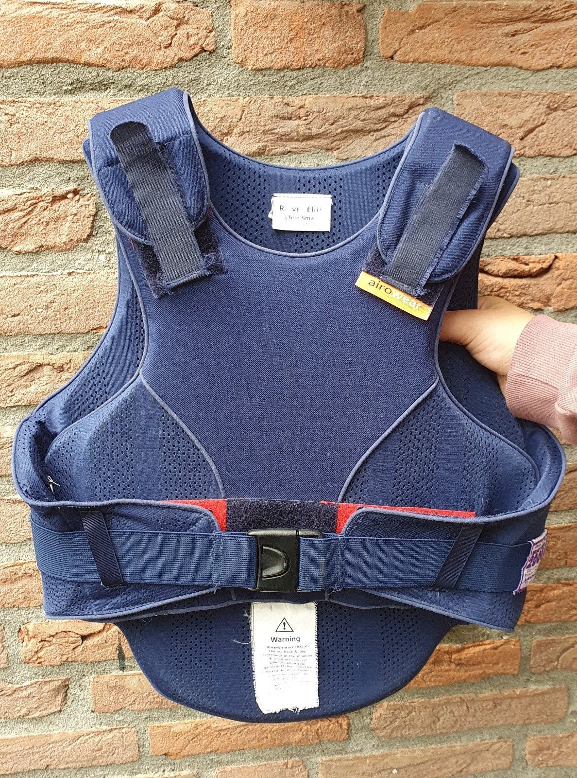 AiroWear Bodyprotector Child Small Regular Level 3, Blauw, Gebruikt, Kinderen, Ophalen of Verzenden