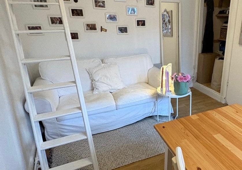 IKEA bank, Ophalen, Hout, Gebruikt, Tweepersoons