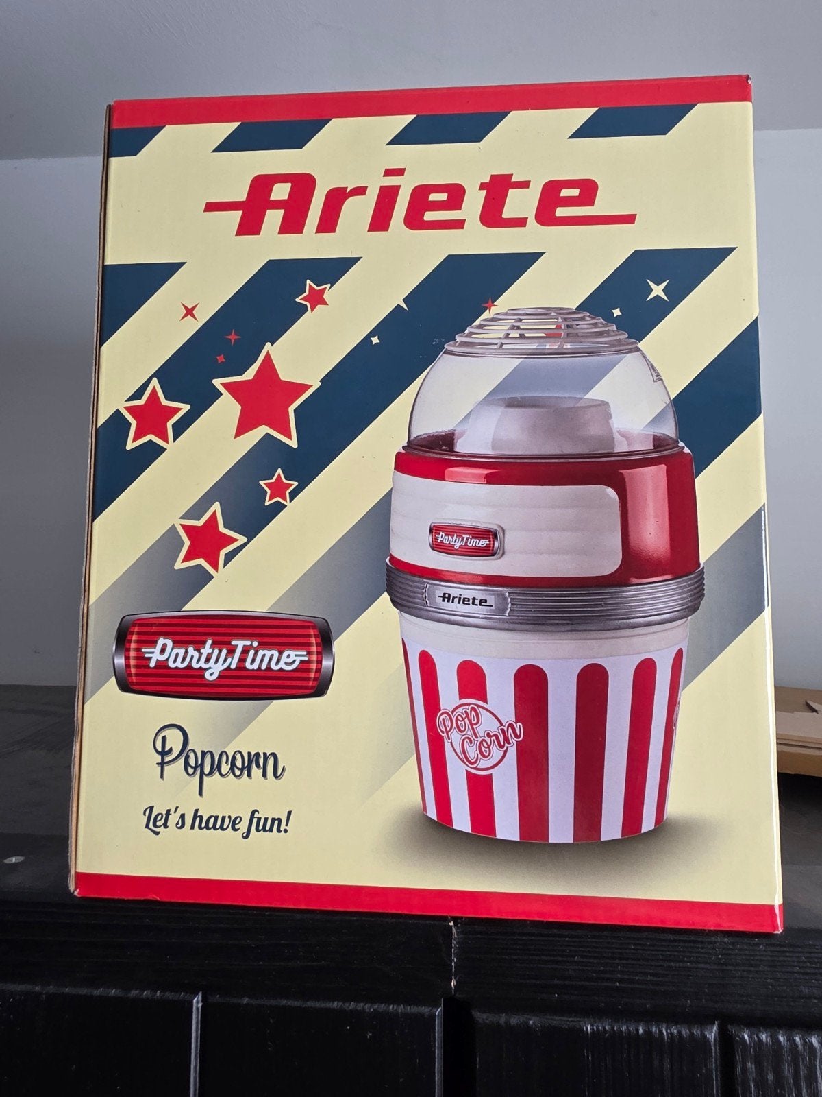 Ariete Party Time Popcornmachine - Nieuw in doos, Ophalen, Nieuw