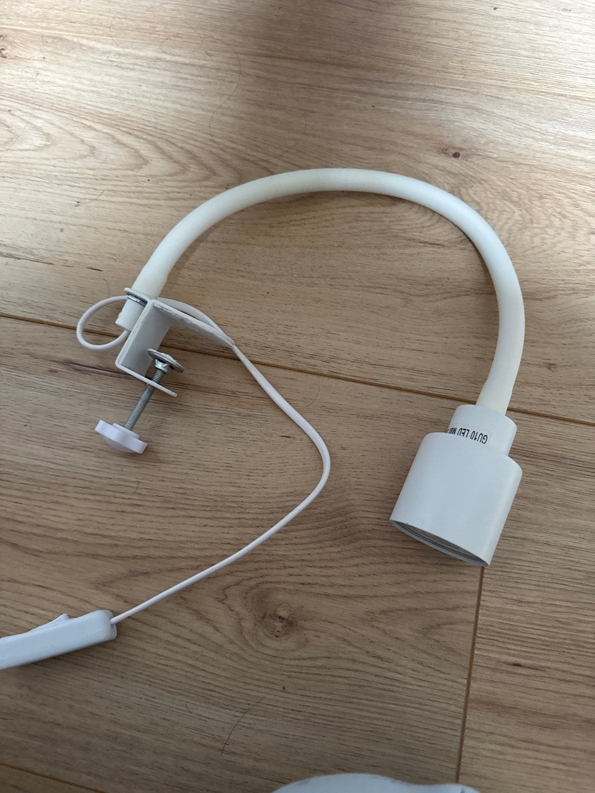 Flexibele LED Klemlamp - Wit, Ideaal voor Bureau/Bed, Ophalen of Verzenden, Gebruikt