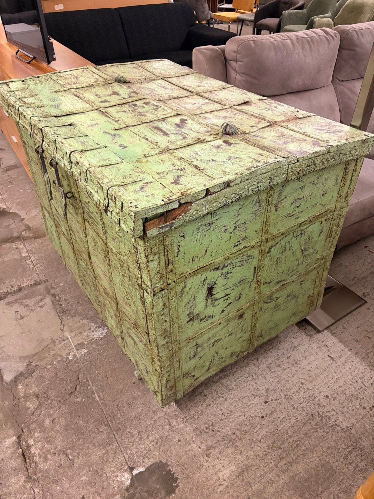 Grote houten kist, Ophalen, Minder dan 50 cm, ., Zo goed als nieuw