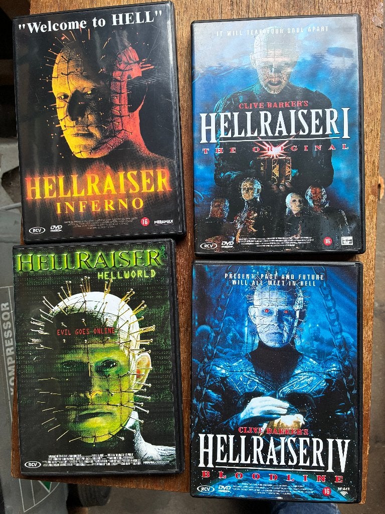 LOSSE VERKOOP ; Hellraiser ; zie foto (horror klassieker), Cd's en Dvd's, Engels, Vanaf 16 jaar, Nederlands, Monsters