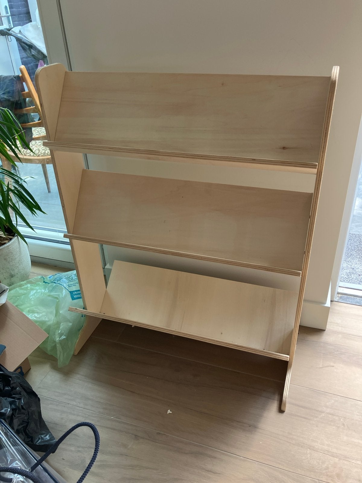 Houten Boekenkast voor Kinderen - Montessori Stijl, Ophalen, Met plank(en), Gebruikt, 100 tot 150 cm