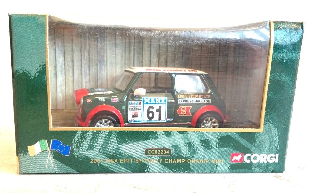 Mini Cooper Eddie Stobart Corgi CC82204., Ophalen of Verzenden, Zo goed als nieuw, Auto