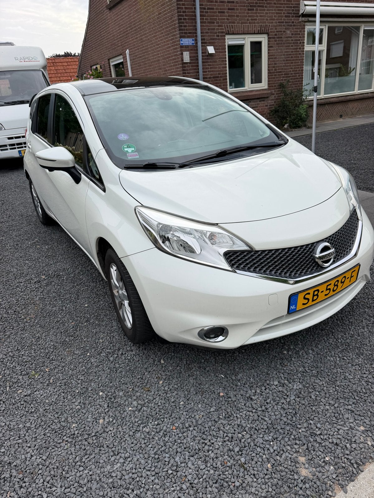 Tekoop mooie nissan note . Perfecte staat, Auto's, Stof, Wit, Handgeschakeld, Particulier