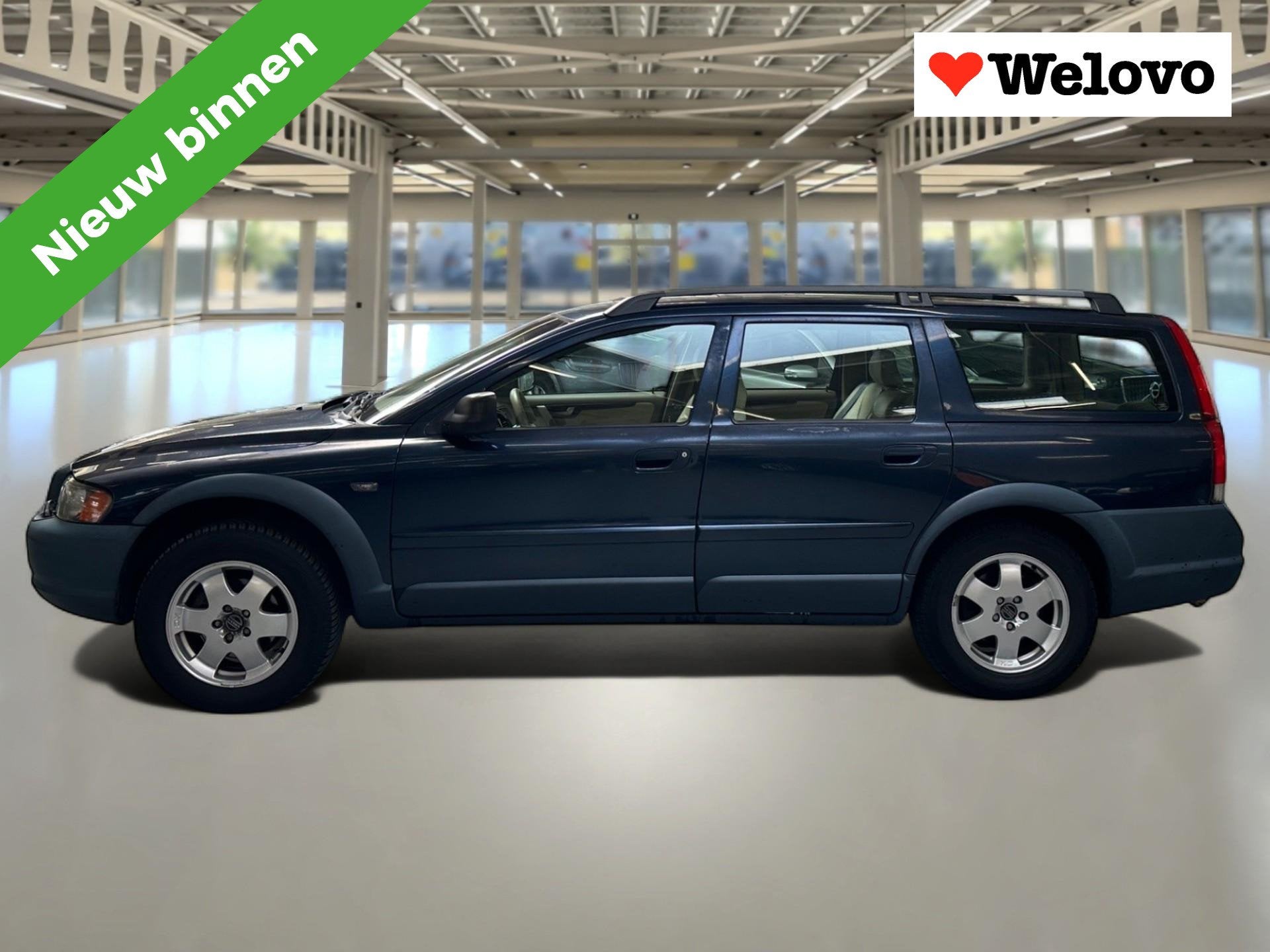 Volvo XC70 2.4 T Comfort Line Schuifdak, Koude airco, Leder., Stof, Gebruikt, Beige, Blauw